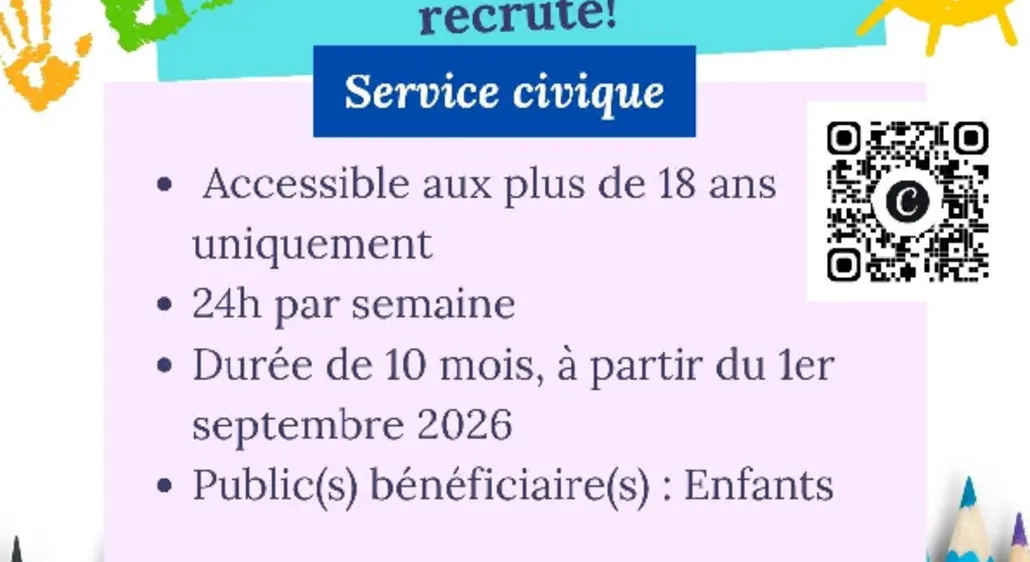 ANNONCE SERVICE CIVIQUE ECOLE MICHEL MATINIER