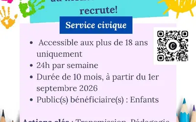 ANNONCE SERVICE CIVIQUE ECOLE MICHEL MATINIER