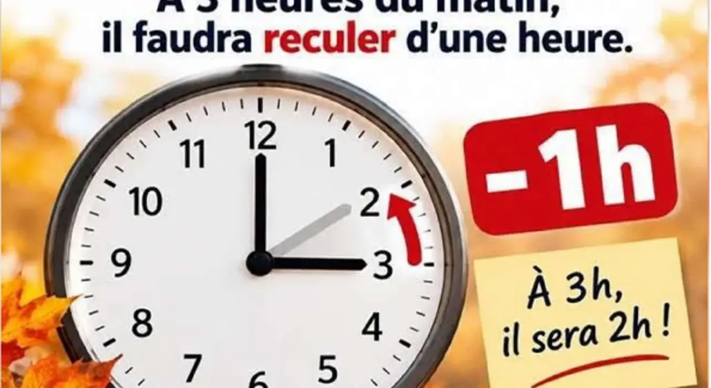 CHANGEMENT D'HEURE