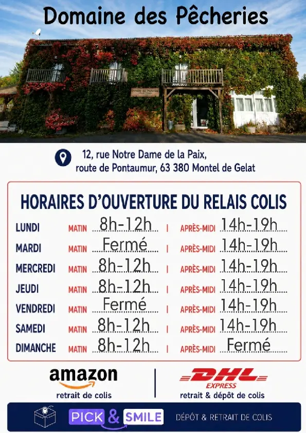 DOMAINE DES PECHERIES - RELAIS COLIS