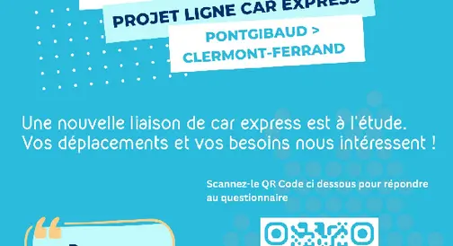 Questionnaire - Projet de car express Pontgibaud - Clermont-Ferrand