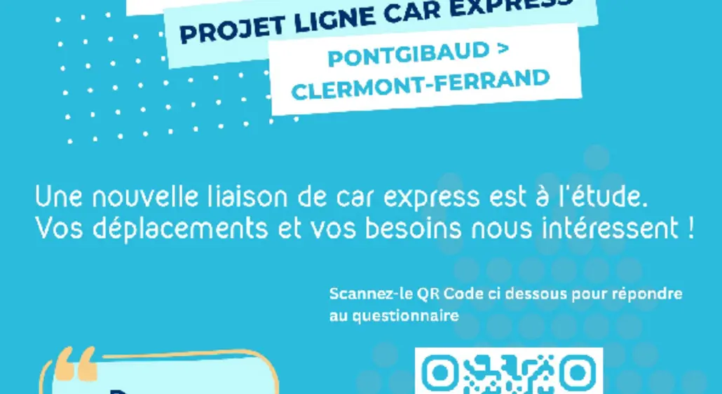 Questionnaire - Projet de car express Pontgibaud - Clermont-Ferrand