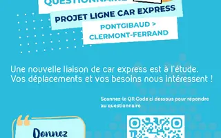 Questionnaire - Projet de car express Pontgibaud - Clermont-Ferrand