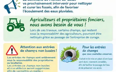 INFO TRAVAUX - Curage des foss&eacute;s -