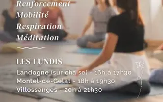 COURS DE YOGA MONTEL DE GELAT