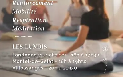 COURS DE YOGA MONTEL DE GELAT